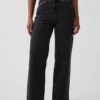 Curvy High Rise Stride-jeans med vide ben