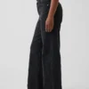 Curvy High Rise Stride-jeans med vide ben