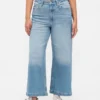 Curvy High Stride-jeans med vid benvidde og ankelhøyde