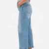 Curvy High Stride-jeans med vid benvidde og ankelhøyde
