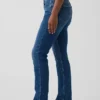Curvy høyt liv '90-talls slanke, rette Jeans