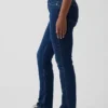 Curvy høyt liv '90-talls slanke, rette Jeans