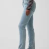 Curvy høyt liv '90-talls slanke, rette Jeans