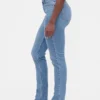 Curvy høyt liv '90-talls slanke, rette Jeans