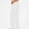 Curvy høyt liv '90-talls slanke, rette Jeans
