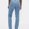 Curvy høyt liv '90-talls slanke, rette Jeans
