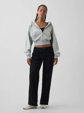 Curvy lavt liv, løse Jeans i 90-tallsstil