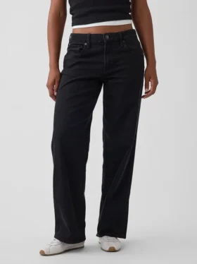 Curvy lavt liv, løse Jeans i 90-tallsstil