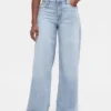 Curvy Mid Rise Ultrasoft Baggy Jeans