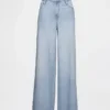 Curvy Mid Rise Ultrasoft Baggy Jeans
