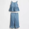 Denim-antrekk med volanger for Baby og Småbarn