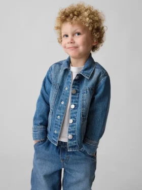 Denim-arbeidsjakke for Baby og Småbarn
