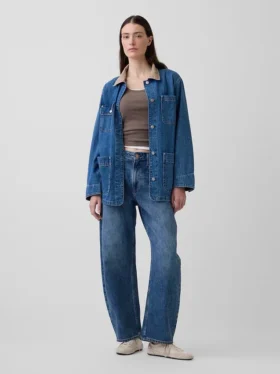 Denim-barnjakke