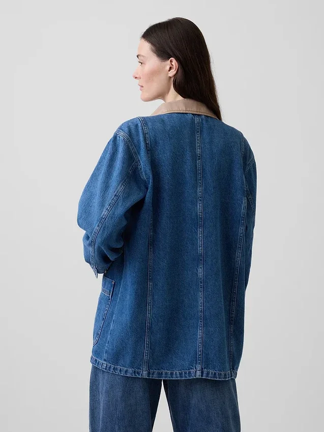Denim-barnjakke