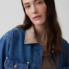 Denim-barnjakke