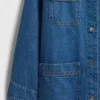 Denim-barnjakke