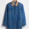 Denim-barnjakke