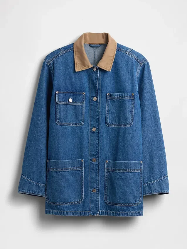 Denim-barnjakke