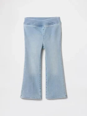 Denim-jeggings med vid ben for Baby og Småbarn