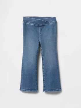 Denim-jeggings med vid ben for Baby og Småbarn