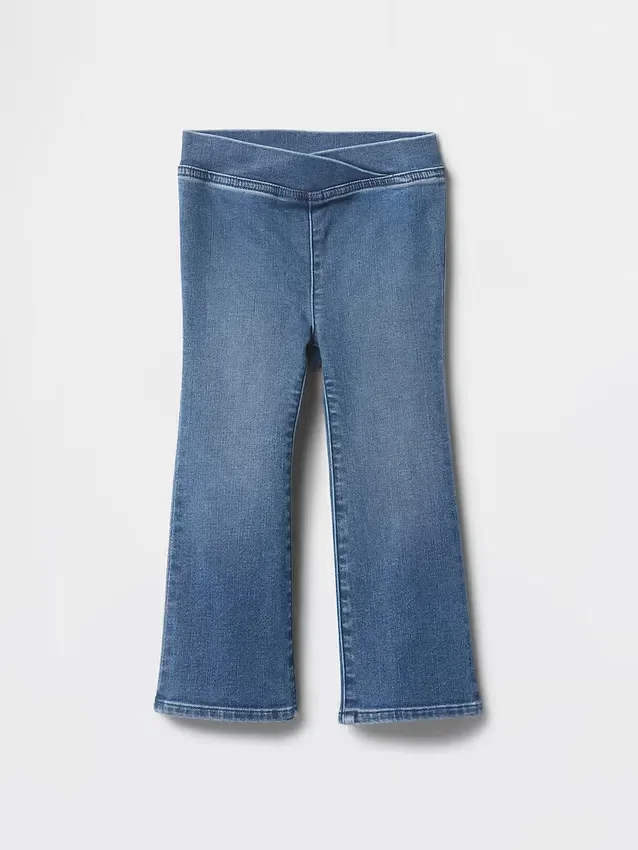 Denim-jeggings med vid ben for Baby og Småbarn