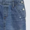 Denim-kjole med forkle til barn