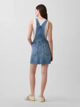 Denim-miniskjørt