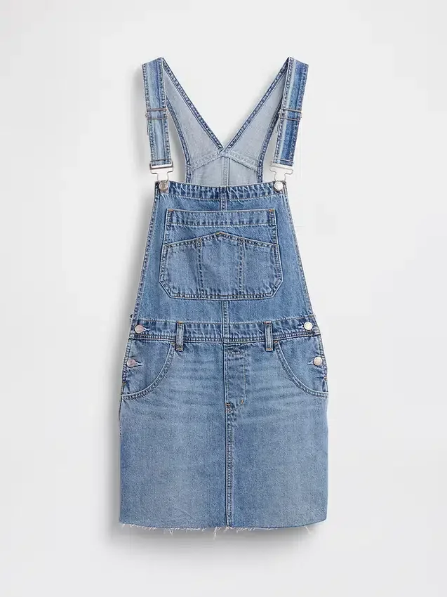 Denim-miniskjørt