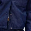Denim-pufferjakke