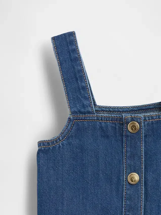 Denim-tanktop for Baby og Småbarn