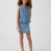 Denim-tanktop for barn