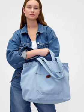Denim-veske