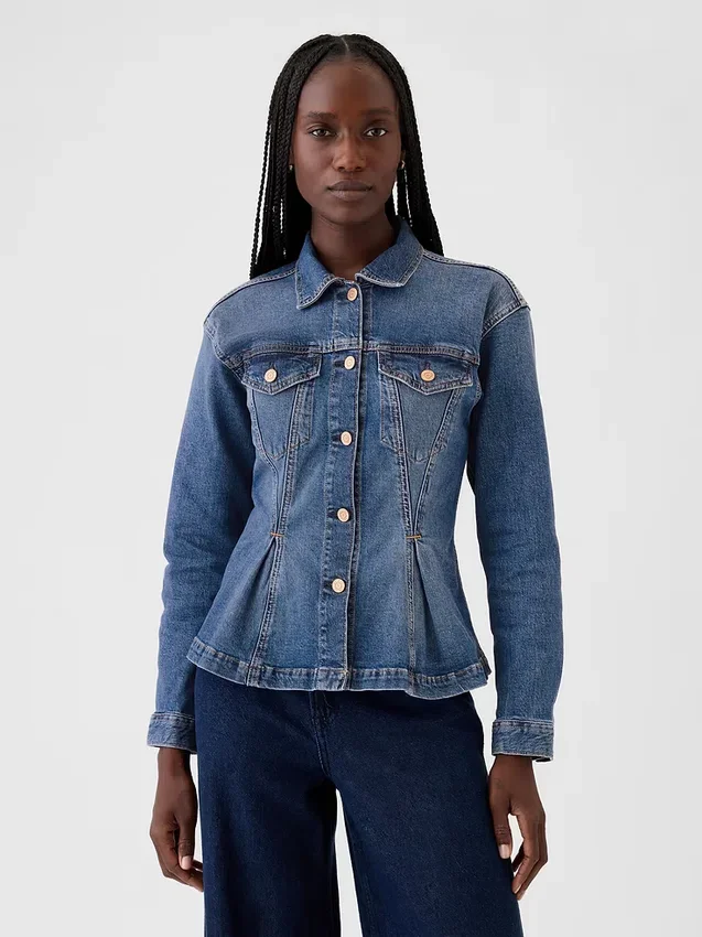 Denimjakke med innsving