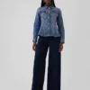 Denimjakke med innsving