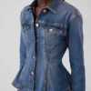 Denimjakke med innsving