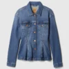 Denimjakke med innsving