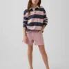 Denimshorts med lav midje og vid benbredde for barn
