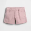 Denimshorts med lav midje og vid benbredde for barn