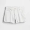 Denimshorts med lav midje og vid benbredde for barn