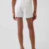Denimshorts med lav midje og vid benbredde for barn