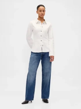 Denimskjorte med innsving