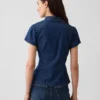 Denimskjorte med kappeærmer