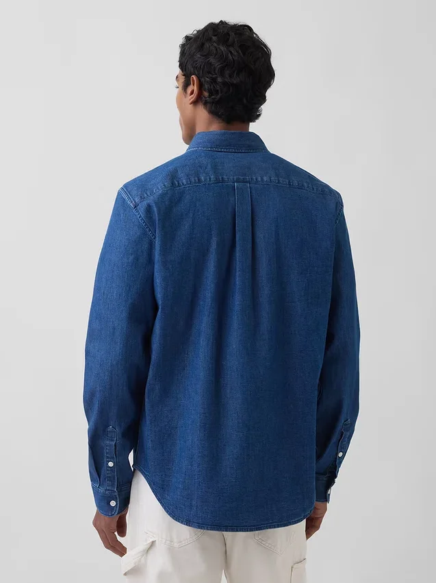 Denimskjorte med lommer