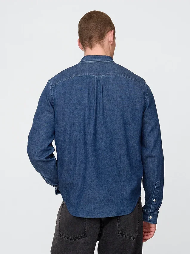 Denimskjorte med lommer