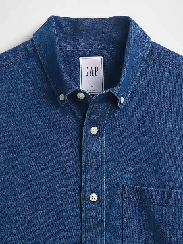 Denimskjorte med lommer