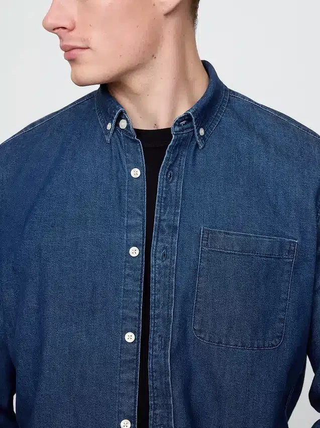 Denimskjorte med lommer