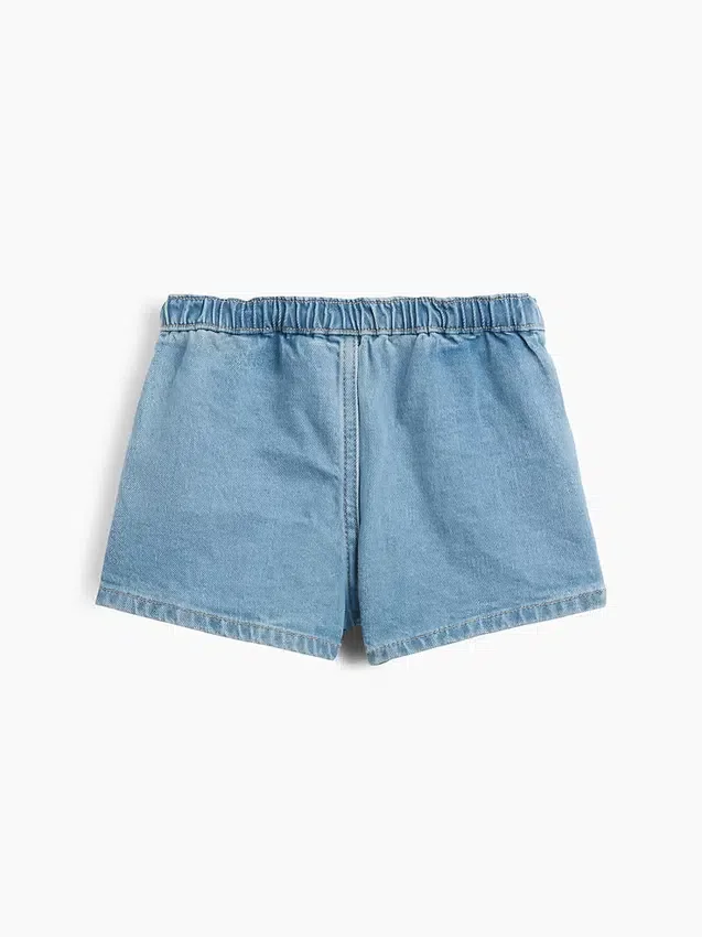 Denimskjørt med plissering for Baby og Småbarn