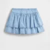 Denimskjørt med volanger for Baby og Småbarn