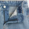 Denimskjørt med volanger for barn