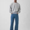 Ekstra tykk sweatshirt i fransk frotté